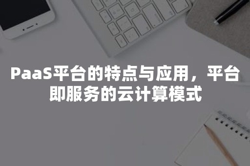 PaaS平台的特点与应用，平台即服务的云计算模式