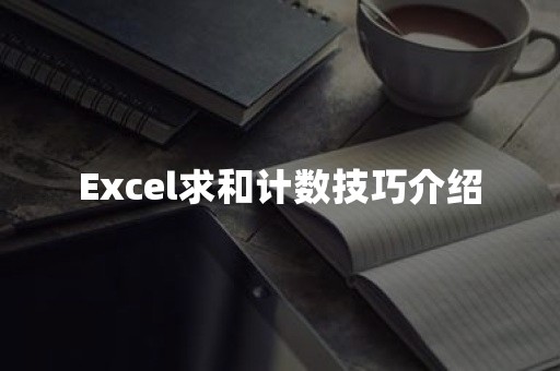 Excel求和计数技巧介绍