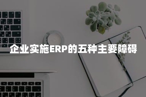 企业实施ERP的五种主要障碍