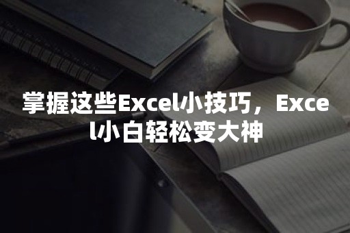 掌握这些Excel小技巧，Excel小白轻松变大神