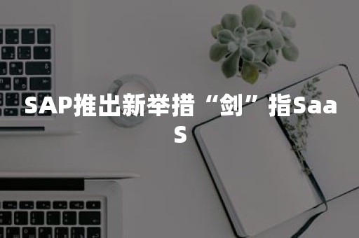 SAP推出新举措“剑”指SaaS