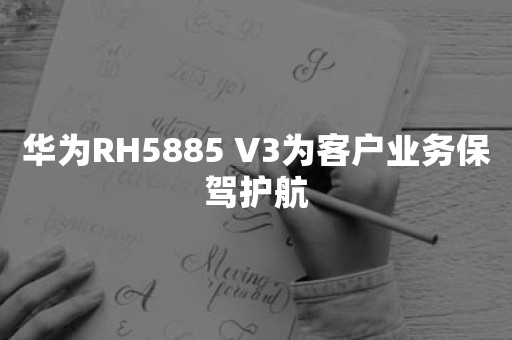 华为RH5885 V3为客户业务保驾护航