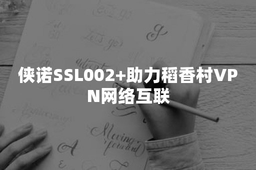 侠诺SSL002+助力稻香村VPN网络互联