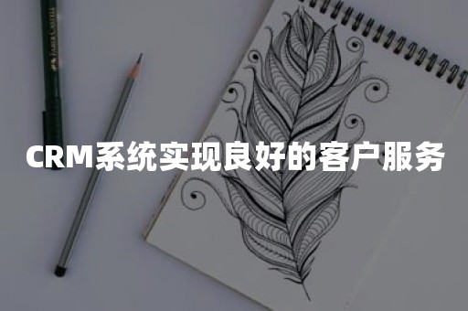 CRM系统实现良好的客户服务